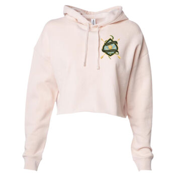 Logo Hooded Crop Sweatshirt Thumbnail
